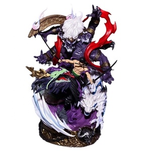 Un pezzo GK re dell'inferno Yan <span class=keywords><strong>Mo</strong></span> Solon scena a doppia testa che intaglia ornamenti modello di figure Anime in scatola - Product Image 5