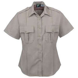 เสื้อครึ่งแขนสำหรับใส่ทำงาน,เสื้อคอปกแบบมีกระเป๋าด้านหน้า2ส่วนปรับแต่งได้ - Product Image 1