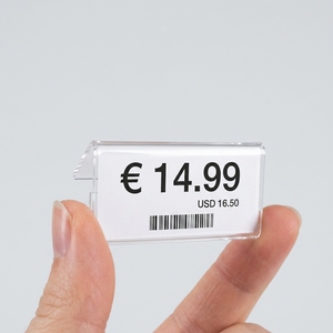 Espositore Personalizzato in Acrilico Trasparente 4 x 2 cm, <span class=keywords><strong>Porta</strong></span> Prezzo in Perspex, Supporto per Etichette in Lucite per Negozi - Product Image 2