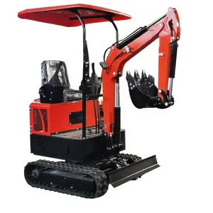 ทั้งหมดจัดส่งฟรี Mini Excavator ราคา Crawler Tractor 1ton Digger 2ton Micro Excavator พร้อมเครื่องจักรเครื่องยนต์