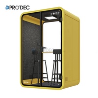 Modulo per Conversazione Privata, Cabina Acustica Personale a 2 Posti, Pod per Privacy Chiuso
