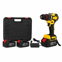 Kit de perceuse-visseuse sans fil multi-légère avec 2 batteries, chargeur et mallette rigide pour le travail de fixation de chaises