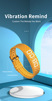 Bracelet intelligent professionnel OEM ODM avec rappel par vibration, surveillance du sommeil, réveil, podomètre, bande en silicone, sport