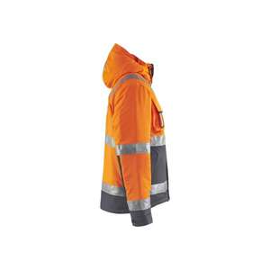 BLAKLADER - 487019875396XL Winter <b>jacket</b> <b>Hi</b>-<b>Vis</b> <b>Orange</b>/Mid grey - EAN 7330509749043 <b>HI</b>-<b>VIS</b> WORKWEAR - Product Image 3
