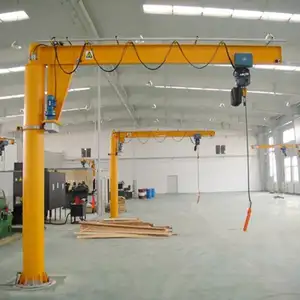 500 Kg 1 Ton 3 Ton Flexibele Lichtstraal Hangende Controle Mini Vloer Gemonteerde Schommelkraan Prijs