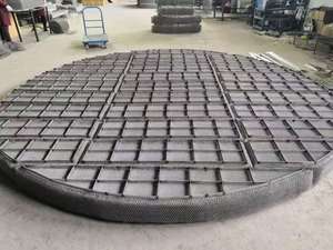 High Efficiency Knitted Woven Stainless Steel Demister Pads Oil Gas Filter Mist Eliminator <b>Wire</b> <b>Mesh</b> Customizable Aperture - Product Image 2