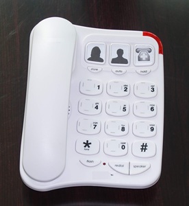 Téléphone fixe avec gros bouton Téléphone de bureau <span class=keywords><strong>pour</strong></span> personnes âgées - Product Image 2