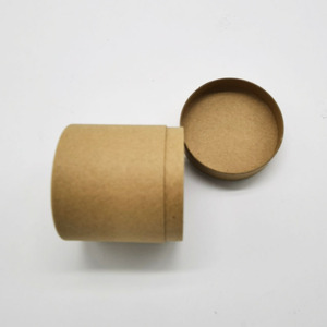 Caja de Embalaje Redonda de Cartón Biodegradable, Tubo de Papel para Frascos, Botellas y Envases Pequeños <span class=keywords><strong>con</strong></span> <span class=keywords><strong>Tapa</strong></span> Telescópica - Product Image 3