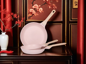 MgC 3-Mảnh Thân Thiện Với Môi Die-Cast Nhôm Fry Pan <span class=keywords><strong>Set</strong></span> Không Dính Đá Cẩm Thạch Lớp Phủ Với Cảm Ứng Dưới Bộ Đồ Nấu Nướng - Product Image 4