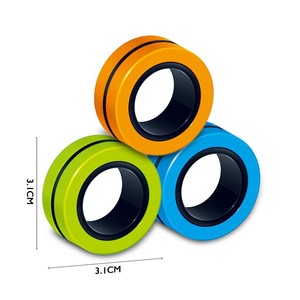 Nouveaux anneaux magnétiques transfrontaliers uniques, bagues magnétiques puissantes et jouets anti-stress pour les doigts et fidget <span class=keywords><strong>spinner</strong></span> - Product Image 6