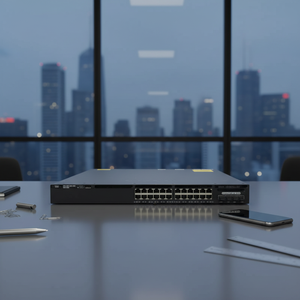 NOUVEAU Commutateur Réseau <span class=keywords><strong>Cisco</strong></span> WS-C2960X-24PS-L <span class=keywords><strong>2960</strong></span>-X <span class=keywords><strong>24</strong></span> GigE PoE 370W, 4 x 1G SFP, LAN Base - Product Image 1