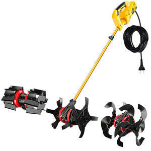 Motoculteur <span class=keywords><strong>Électrique</strong></span> Rotatif à Brancher - Puissance 2800W Multifonctionnel pour le Désherbage, le Lavorage du Sol, le Labourage et la Tonte - Product Image 1