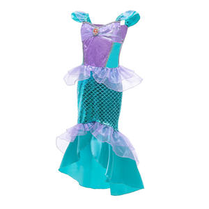 3-10 T niños <span class=keywords><strong>de</strong></span> Halloween Cosplay niños sirena trajes <span class=keywords><strong>de</strong></span> fiesta <span class=keywords><strong>de</strong></span> lujo vestido <span class=keywords><strong>de</strong></span> sirena Ariel traje <span class=keywords><strong>de</strong></span> <span class=keywords><strong>la</strong></span> princesa - Product Image 2