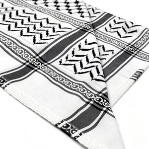 Hijab Palestino Kafiyah de Alta Calidad para Hombre, Estilo Tradicional de Dubái y Arabia Saudita, con Hijab a Juego - Product Image 3