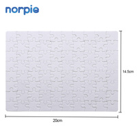 Casse-tête en carton A5 80pcs en papier personnalisé Puzzle vierge à sublimation