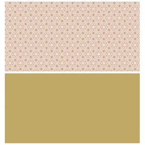 Gold Geometric Pattern Art <b>Paper</b> <b>Roll</b> 100GSM Coated Eco-Friendly Recyclable Double-Sided Digital Printing Compatible Gift <b>Wrap</b> - Product Image 5