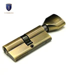70 Mm Pintu Kunci Silinder/Eropa Kuningan Silinder/Satu Lubang Kunci Silinder