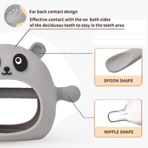 Mordedor de silicona para muñeca de bebé, forma de Panda, juguete masticable para dentición, manopla portátil, chupete calmante para necesidades de succión de bebé - Product Image 4