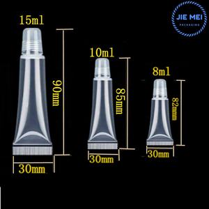 Meishenjie MEI — Tube de brillant à lèvres, vide, doux, couleurs <span class=keywords><strong>rose</strong></span>, violet, Orange, baume, prix d'usine, 8ml, 10ml, 15ml - Product Image 6