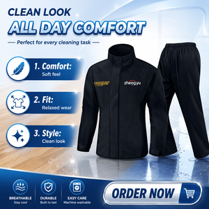 Combinaison <span class=keywords><strong>de</strong></span> pluie imperméable unisexe en pongé, veste et pantalon avec capuche réfléchissante et respirante pour moto et activités <span class=keywords><strong>de</strong></span> plein air - Product Image 1