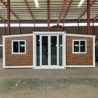 Lodge mobile modulaire de luxe, mini-maison préfabriquée, conteneur préfabriqué pour complexe hôtelier