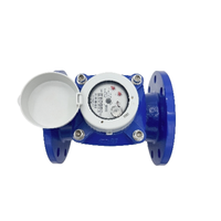 Débitmètre Woltman 50 mm à bride pour l'eau, débitmètre mécanique à vitesse amovible pour l'eau