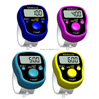Tasbih numérique, compteur de prières SXH-5136, lumière LED, compteur de doigts à 5 canaux, tasbih numérique musulman