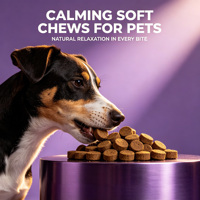 OEM ODM Marque Privée Friandises Apaisantes pour Chiens et Chats avec L-Théanine pour Soulager le Stress - Absorption Rapide & Complément Alimentaire Sûr pour Animaux