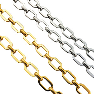 Aceworks SMC70-41 Cadena de Clips Anchos para Manualidades |   Cadena de Eslabones Ovalados de Acero Inoxidable con Baño de Oro PVD de 18K para la Fabricación de Joyería, Collares y Pulseras - Product Image 4