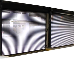 2025 nouvelles portes <span class=keywords><strong>de</strong></span> volet roulant <span class=keywords><strong>en</strong></span> plastique givré Commercial Shopfront automatique <span class=keywords><strong>en</strong></span> aluminium clair <span class=keywords><strong>PVC</strong></span> enrouler <span class=keywords><strong>porte</strong></span> <span class=keywords><strong>de</strong></span> <span class=keywords><strong>Garage</strong></span> <span class=keywords><strong>prix</strong></span> bon marché - Product Image 1