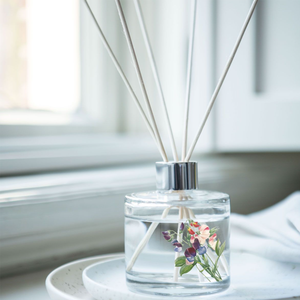 Luxury 100ml Glass Bottle Holder Aroma Reed <strong>Diffuser</strong> <strong>with</strong> Natural <strong>Sticks</strong> - Product Image 5