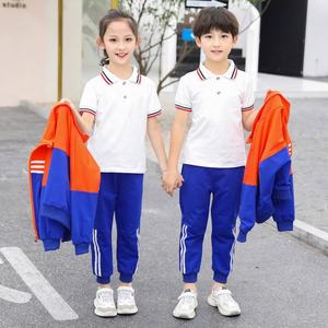 Camiseta de algodón para niños, <span class=keywords><strong>polo</strong></span> de verano para guardería, ropa barata para niños pequeños, uniformes escolares coreanos de Argelia - Product Image 1