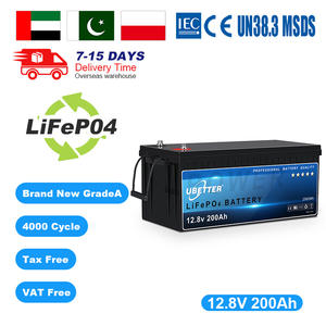 Batterie LiFePO4 12,8 V 200 Ah Grade-A avec BMS intelligent à décharge profonde pour VR, marine, yacht, camping, solaire, UPS – En stock UE et Nigéria - Product Image 1