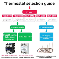 REX-C100 Temperature Controller Digital Thermostat Stable Reliable Industrial Regulator Control Device High Accuracy Made China