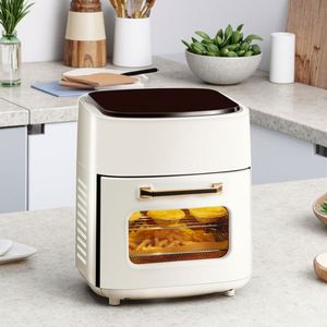 Friteuse à air chaud multifonctionnelle 15L grande capacité pour la maison, écran tactile automatique, sans fumée, 15 litres - Product Image 1