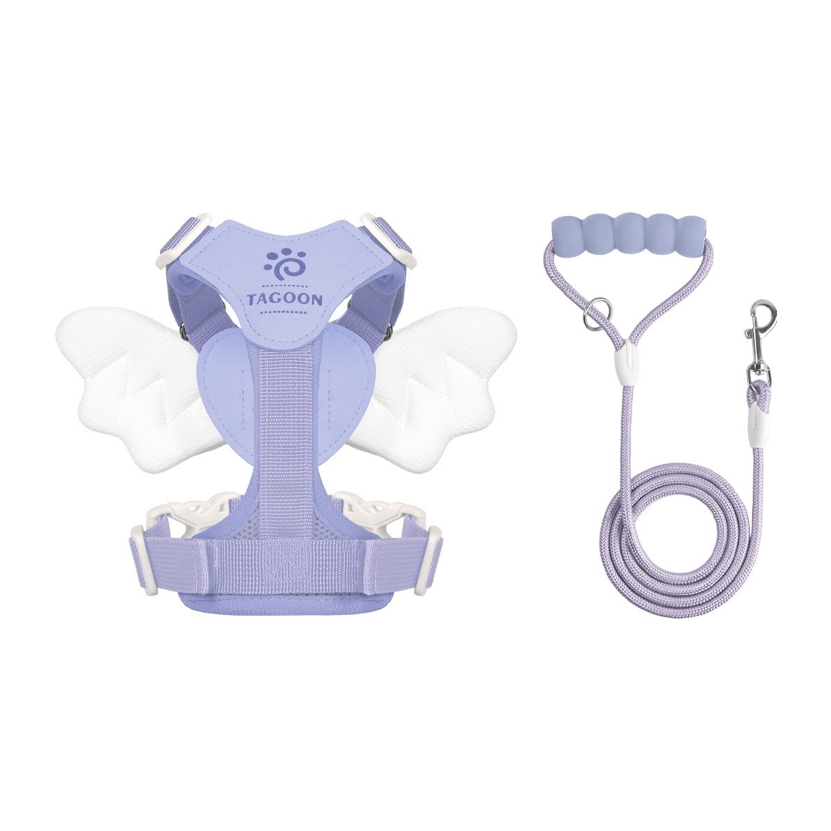 Ensemble de laisse violette