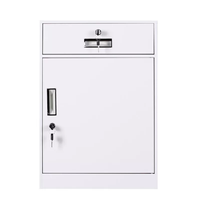 Armoire de classement en acier de petite taille au design moderne avec tiroir verrouillable et porte simple, mobilier de bureau pour l'école, l'entrepôt et le bureau
