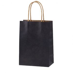 Bolsas de Papel Kraft Reciclado Personalizadas con Logotipo Impreso, Bolsas de Regalo, Bolsas de Papel para Comida para Llevar con Asa - Product Image 6
