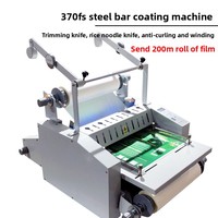 Plastifieuse semi-automatique électrique VC370 A3/A4 avec rouleaux chauffants en acier, largeur maximale 340 mm, double tension 110V/220V