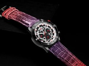 REWARD RD83011M 2025 Nuevo Reloj Deportivo de Cuarzo para Hombre, Correa de Cuero Genuino, Resistente al Agua 30m, Luminoso - Product Image 2