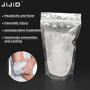 Paquete de bolsa de hielo con cremallera reutilizable transparente JIJID de 5 "x 8" para terapia de frío caliente lesiones deportivas primeros auxilios y alivio de la fiebre - Product Image 2