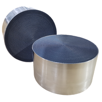 Taille personnalisée Pt Pd Rh Substrat de convertisseur catalytique en métal pour environnements d'échappement automobile