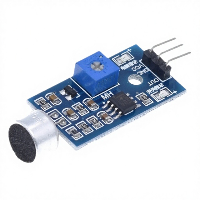 Sound Sensor Module with Whistle Sound-Controlled Switch Output High/Low Levels DIY