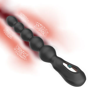 Vibrador Anal de Silicona, Tapón Anal, Estimulador de Punto G, Juguete Sexual para Adultos, Masturbación, Cuentas Anales para Parejas - Product Image 6