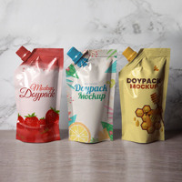 Op maat gedrukte, gevormde, hoogwaardige, food grade drinktuit-zakjes voor gelei en fruitsap