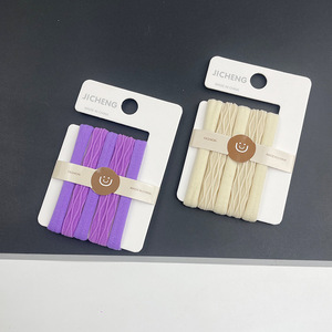 Élastiques à cheveux Jicheng, bandeaux en tissu élastique de 5 cm de large, usage quotidien, style tendance, fabriqué en Chine - Product Image 4