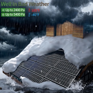 High Efficiency <b>100W</b> Monocrystalline Silicon <b>Solar</b> <b>Panel</b> for Home Emergency Power Backup Grid System Battery Charging 22% - Product Image 5