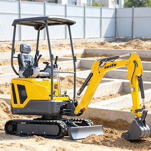 รถขุดขนาดเล็ก 1.6 ตัน แบบตีนตะขาบ 1 2 คัน สำหรับงานจัดสวนและก่อสร้าง - Product Image 1