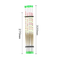 Flotteurs de pêche en bois de balsa, 27cm, pour utilisation en rivière, accessoires de pêche, 10 pièces/lot