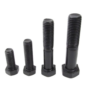 M16 Full Thread Hex Bolt Grade 12.9 Black Oxidized With Nuts For Construction - Product Image 2